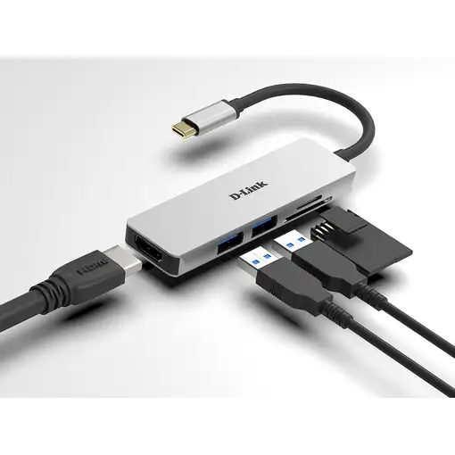 D-Link DUB-M530 base para portátil y replicador de puertos Alámbrico USB 3.2 Gen 1