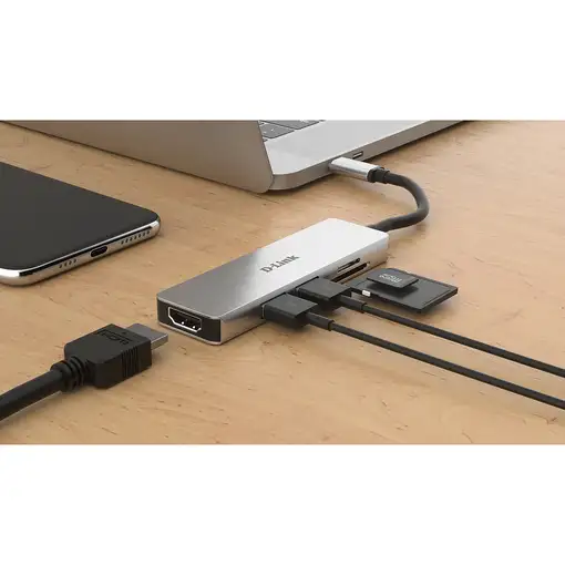 D-Link DUB-M530 base para portátil y replicador de puertos Alámbrico USB 3.2 Gen 1