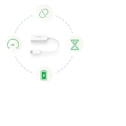 D-Link DUB-E250 adaptador y tarjeta de red Ethernet 2500 Mbit/s