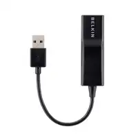 Belkin F4U047BT cambiador de género para cable RJ-45 USB 2.0 Type-A Negro