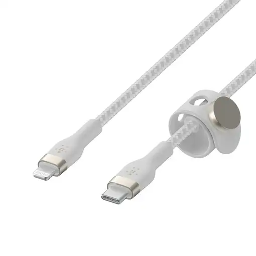 Belkin CAA011BT1MWH cable de conector Lightning 1 m Blanco