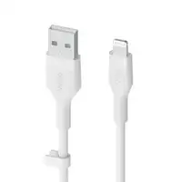 Belkin Cbl Scicone USB-A LTG 2M blc Blanco