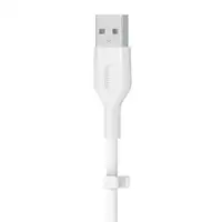 Belkin Cbl Scicone USB-A LTG 2M blc Blanco