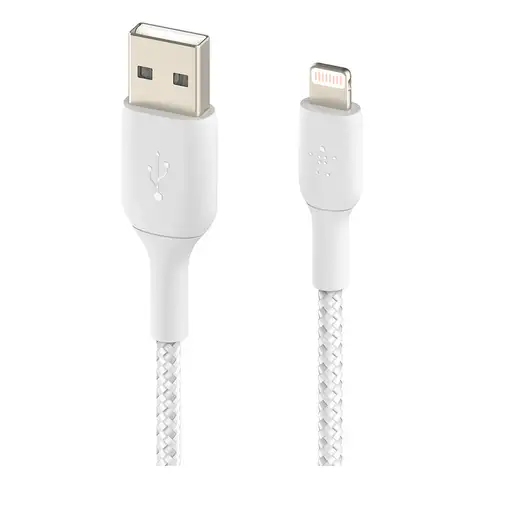 Belkin CAA002BT1MWH cable de conector Lightning 1 m Blanco