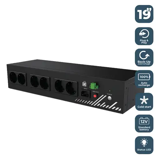 Phasak SAI Compact Interativo 800 VA – PH 9202