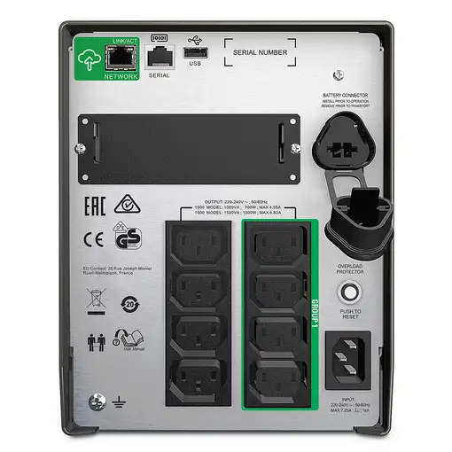 APC SMT1000IC sistema de alimentación ininterrumpida (UPS) Línea interactiva 1 kVA