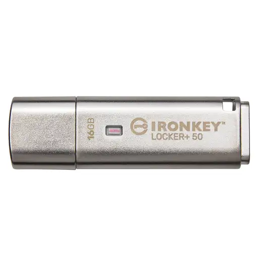 Kingston Technology IronKey Locker+ 50 unidad flash USB 16 GB USB tipo A 3.2 Gen 1