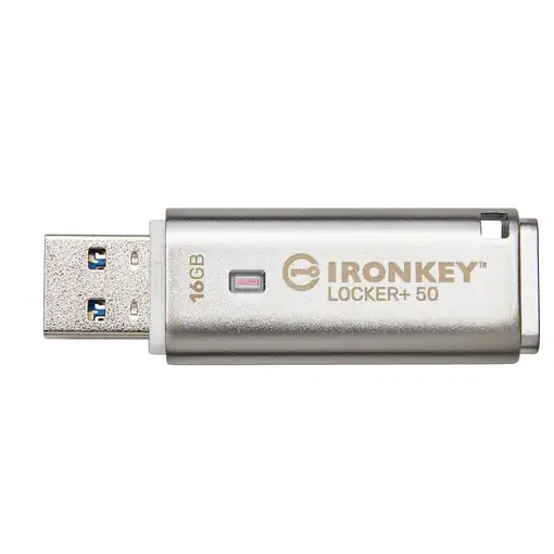 Kingston Technology IronKey Locker+ 50 unidad flash USB 16 GB USB tipo A 3.2 Gen 1