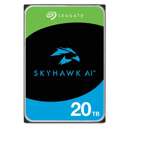 Seagate SkyHawk AI disco duro interno 20 TB 7200 RPM 512 MB 3.5" Serial ATA III