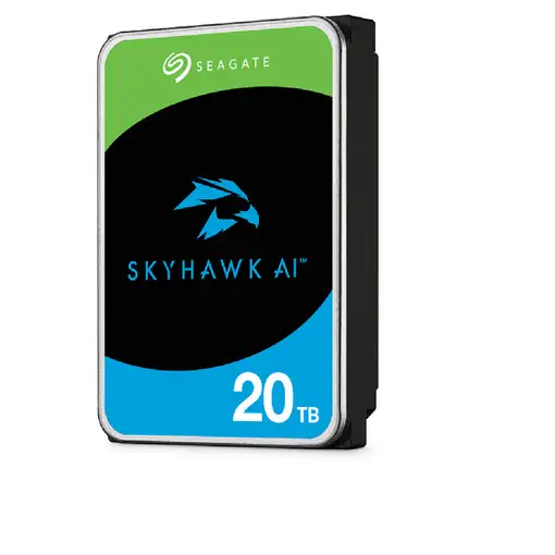 Seagate SkyHawk AI disco duro interno 20 TB 7200 RPM 512 MB 3.5" Serial ATA III