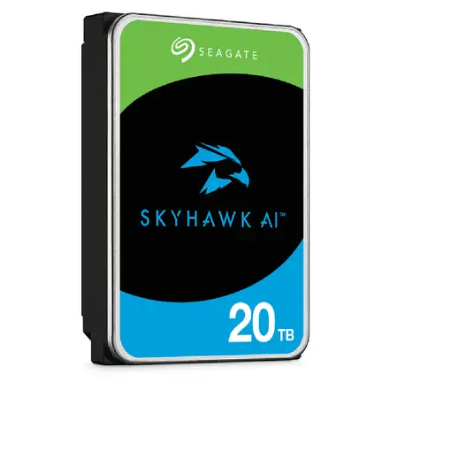 Seagate SkyHawk AI disco duro interno 20 TB 7200 RPM 512 MB 3.5" Serial ATA III