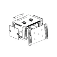 Phasak Mural Rack Pro 19" 12U Desmontado - Envio Flat Pack - PHO 2112D