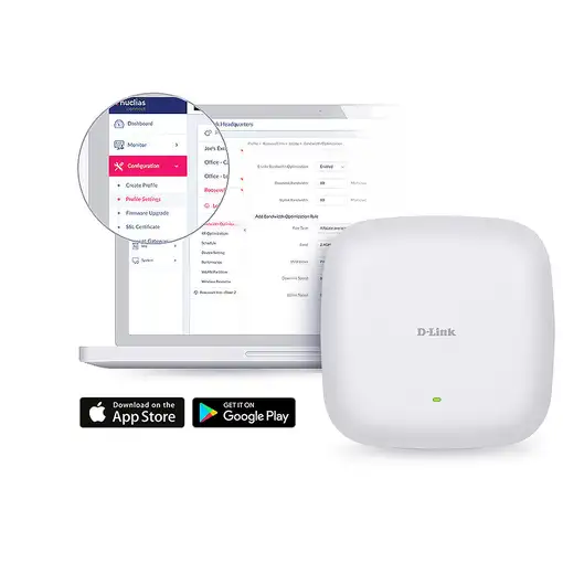 D-Link AX3600 3600 Mbit/s Blanco Energía sobre Ethernet (PoE)