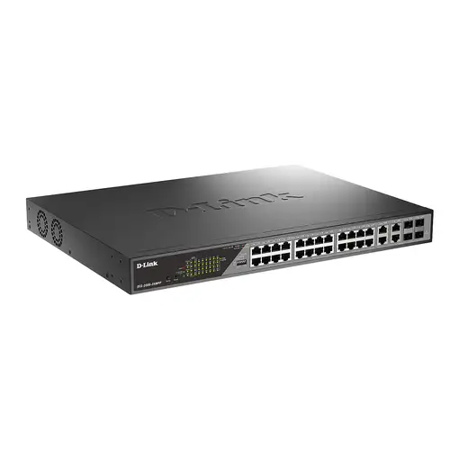 D-Link DSS-200G-28MP switch Gestionado L2 Gigabit Ethernet (10/100/1000) Energía s