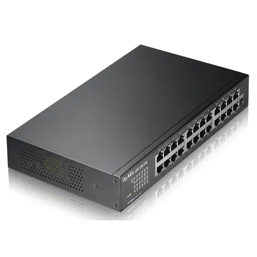 Zyxel GS1100-24E switch No administrado Gigabit Ethernet (10/100/1000) Negro