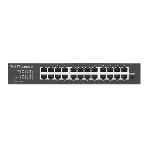 Zyxel GS1100-24E switch No administrado Gigabit Ethernet (10/100/1000) Negro