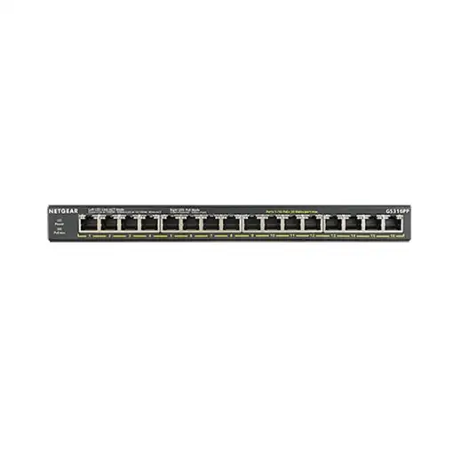NETGEAR GS316PP No administrado Gigabit Ethernet (10/100/1000) Energía sobre Ether