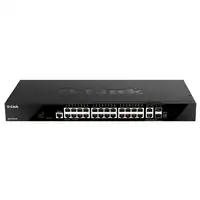 D-Link DGS-1520-28 switch Gestionado L3 10G Ethernet (100/1000/10000) 1U Negro