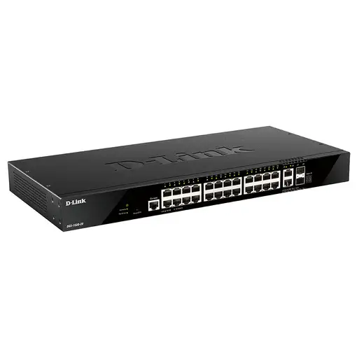 D-Link DGS-1520-28 switch Gestionado L3 10G Ethernet (100/1000/10000) 1U Negro