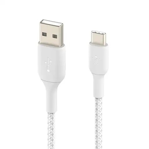 Belkin CAB002BT0MWH cable USB 0,15 m USB A USB C Blanco