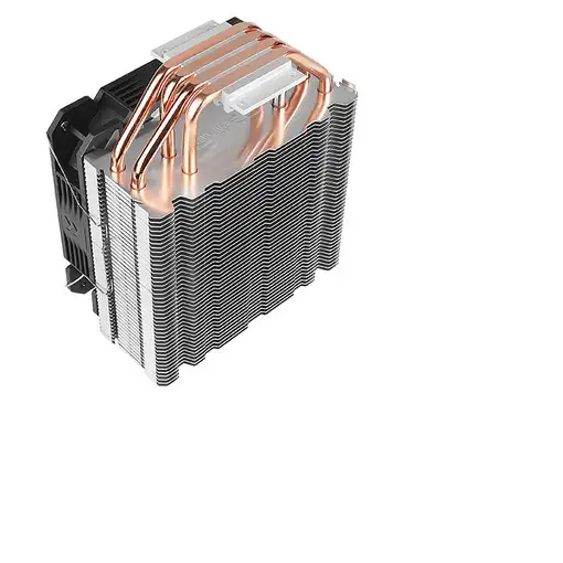 Antec A400i Conjunto de chips Refrigerador de aire 12 cm Negro, Cobre, Plata 1 pie