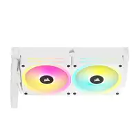 Corsair H100I Procesador Sistema de refrigeración híbrido 12 cm Blanco