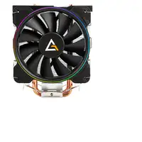 Antec A400 RGB Procesador Enfriador 12 cm Negro, Cobre, Metálico