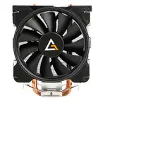 Antec A400 RGB Procesador Enfriador 12 cm Negro, Cobre, Metálico