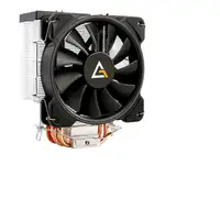 Antec A400 RGB Procesador Enfriador 12 cm Negro, Cobre, Metálico