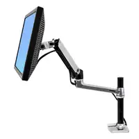 Ergotron LX Series Desk Mount LCD Arm, Tall Pole 86,4 cm (34") Escritorio Negro