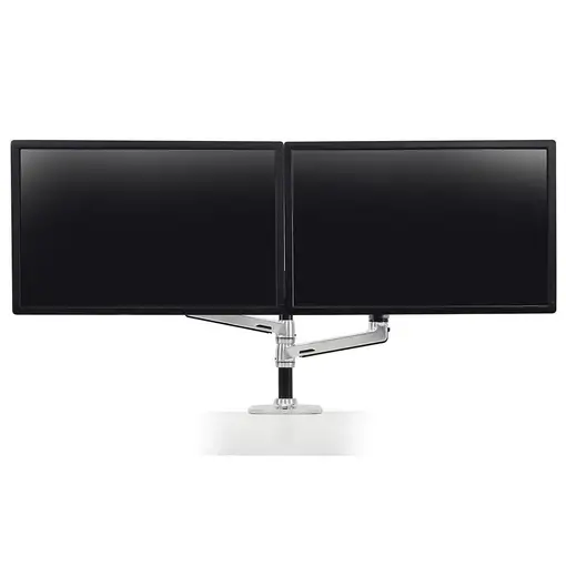 Ergotron LX Series Dual Stacking Arm 61 cm (24") Escritorio Plata