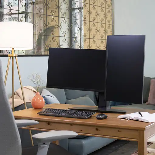 Ergotron Neo Flex Dual Monitor Lift Stand 62,2 cm (24.5") Escritorio Negro