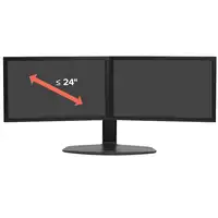 Ergotron Neo Flex Dual Monitor Lift Stand 62,2 cm (24.5") Escritorio Negro