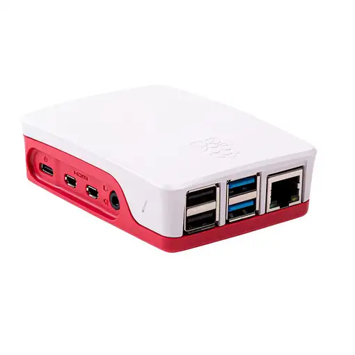 Raspberry Pi 1876751 accesorio para placa de desarrollo Funda Rojo, Blanco
