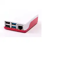 Raspberry Pi 1876751 accesorio para placa de desarrollo Funda Rojo, Blanco