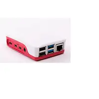 Raspberry Pi 1876751 accesorio para placa de desarrollo Funda Rojo, Blanco