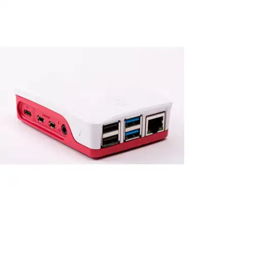 Raspberry Pi 1876751 accesorio para placa de desarrollo Funda Rojo, Blanco