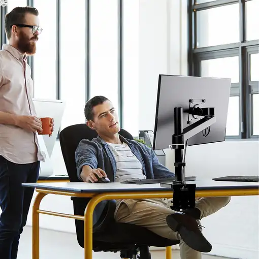 Ergotron NX Series NX MONITOR ARM BLACK 86,4 cm (34") Escritorio Negro