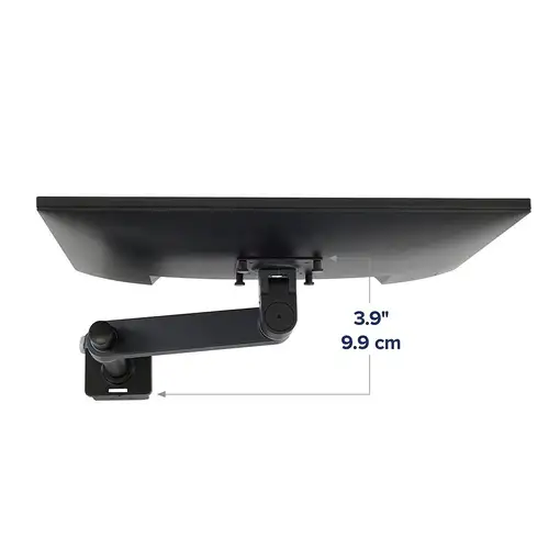 Ergotron NX Series NX MONITOR ARM BLACK 86,4 cm (34") Escritorio Negro