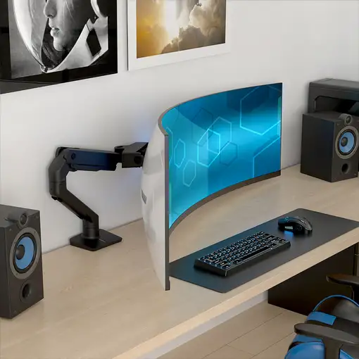 Ergotron HX Series HX ARM WITH VERY HEAVY DUTY PIVOT DESK 144,8 cm (57") Escritori