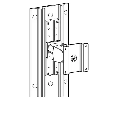 Ergotron Track Mount Bracket Kit Aluminio