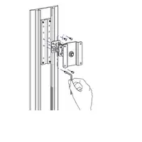 Ergotron Track Mount Bracket Kit Aluminio