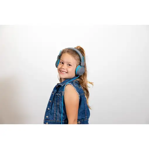 JLab JBuddies Studio Kids Auriculares Alámbrico Diadema Música Azul, Grafito