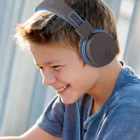 JLab JBuddies Studio Kids Auriculares Alámbrico Diadema Música Azul, Grafito