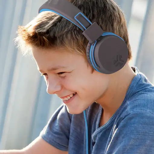 JLab JBuddies Studio Kids Auriculares Alámbrico Diadema Música Azul, Grafito