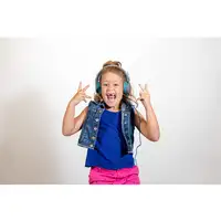 JLab JBuddies Studio Kids Auriculares Alámbrico Diadema Música Azul, Grafito