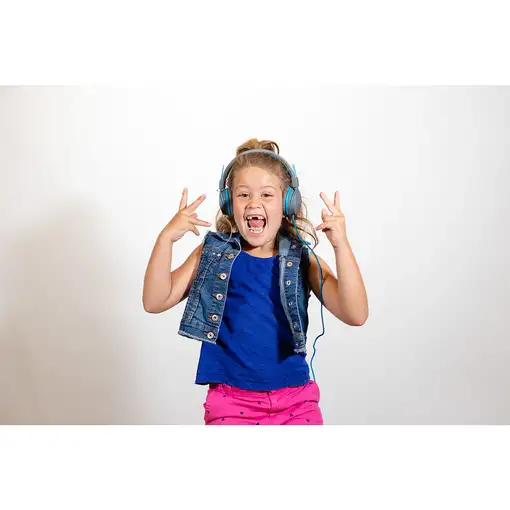 JLab JBuddies Studio Kids Auriculares Alámbrico Diadema Música Azul, Grafito