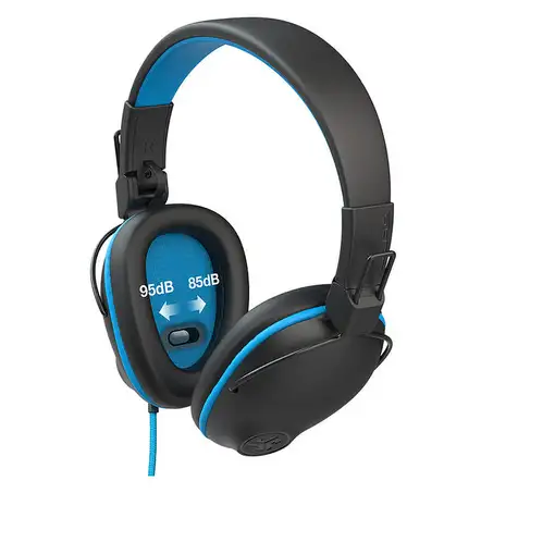JLab JBuddies Pro Auriculares Alámbrico Diadema Música/uso diario Azul, Rosa