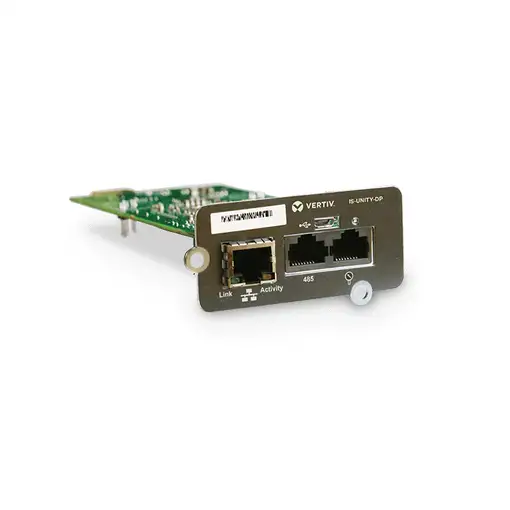 Vertiv Liebert IS-UNITY-SNMP adaptador y tarjeta de red Interno Ethernet 100 Mbit/