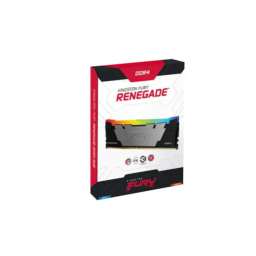 Kingston Technology FURY 16 GB 3600 MT/s DDR4 CL16 DIMM (Kit de 2) Renegade RGB